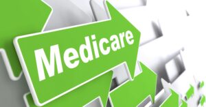 Medicare arrow points to 2021 medigap plans
